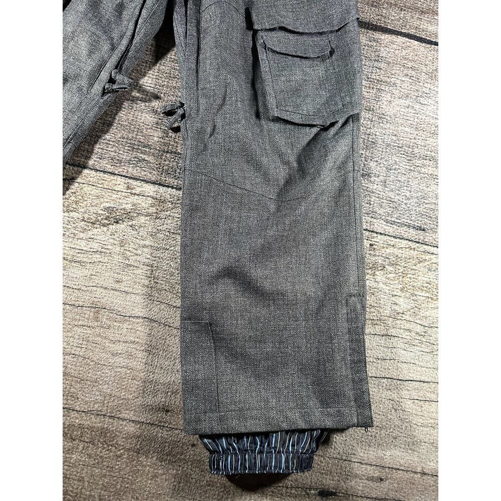 Sims Snap Button Grey Lined Ski Snowboarding Pant… - image 6